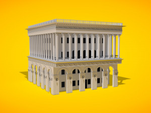 petro tchaikovsky national music academy of ukraine conservatory building 3D मॉडल