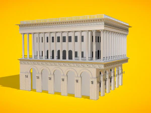 petro tchaikovsky national music academy of ukraine conservatory building 3D Model