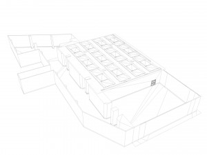hotel conference hall low-poly 3D Model