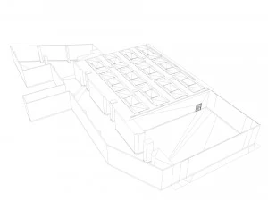 hotel conference hall low-poly 3D Model