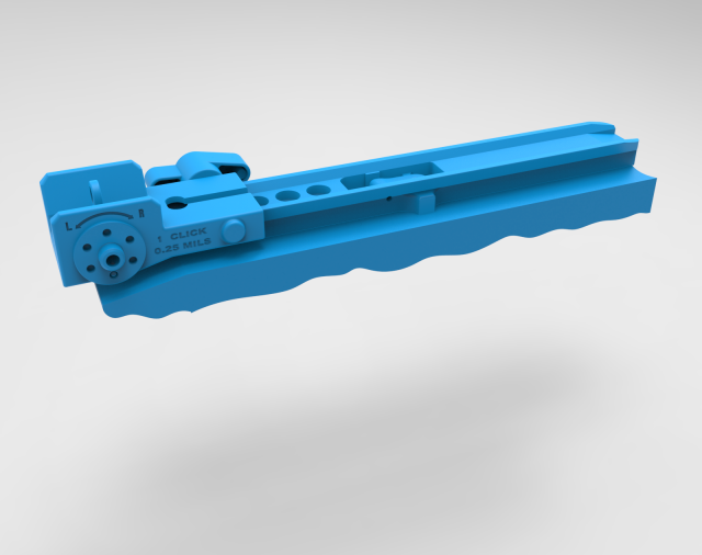 l110a1 rear sight pyser sgi 510-100 from airsoft 3D 프린트 모델 .c4d .max .obj .3ds .fbx .stl .blend 