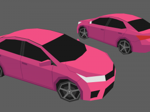 game ready car 3D 모델