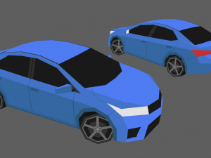 game ready car 3D 모델