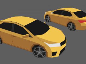 game ready car 3D 모델