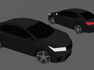 game ready car 3D 모델