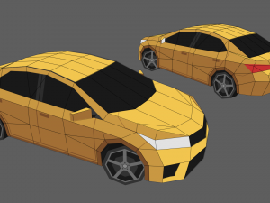 game ready car 3D 모델