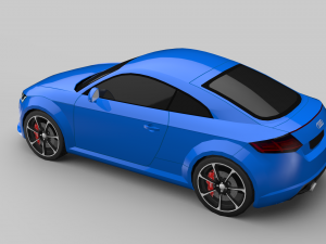 audi tt game ready 3D Model