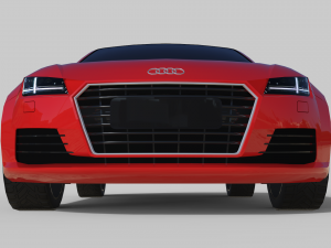 audi tt game ready 3D Модель
