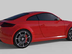 audi tt game ready 3D Модель