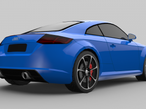 audi tt game ready 3D Модель