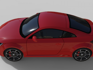 audi tt game ready 3D Модель