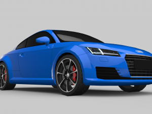 audi tt game ready 3D Модель