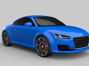 audi tt game ready 3D Модель