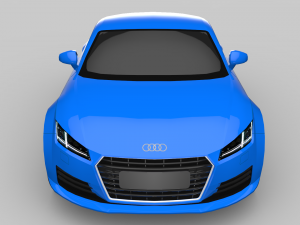 audi tt game ready 3D Модель