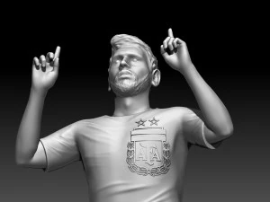 leo messi 3d print 3D Print Model