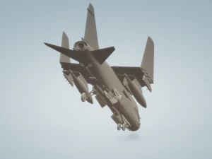 a7 corsair for carriers wings folded 3D Model
