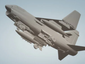 a7 corsair for carriers wings folded 3D Model