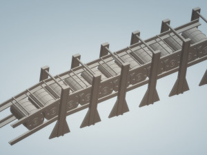 depth charge rack 3D Model