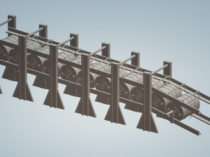 depth charge rack Model 3D
