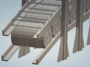 depth charge rack Model 3D