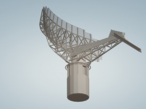 an sps 49 radar Modello 3D