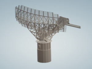 an sps 49 radar Modello 3D