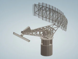 an sps 49 radar 3D Model