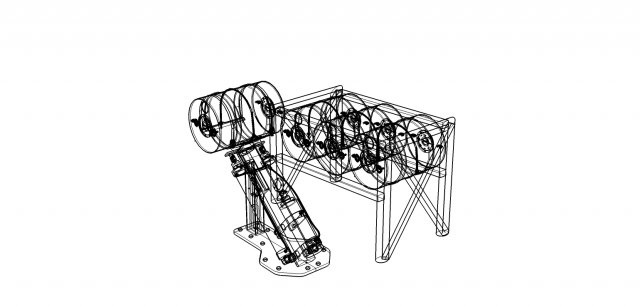 depth charge launcher 3D Модель .c4d .max .obj .3ds .fbx .stl .blend 