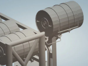 depth charge launcher 3D Model