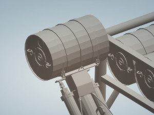 depth charge launcher 3D Модель
