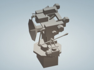 mark 52 anti aircraft fire control radar 3D 模型