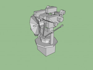 mark 52 anti aircraft fire control radar 3D Model