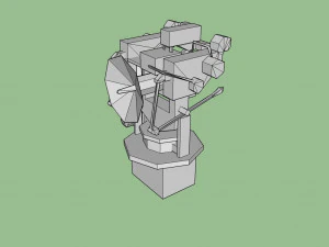 mark 52 anti aircraft fire control radar 3D Model