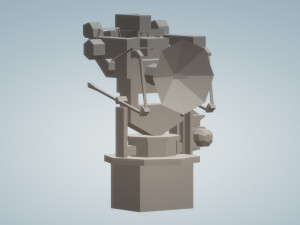 mark 52 anti aircraft fire control radar 3D Model