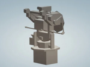 mark 52 anti aircraft fire control radar 3D Model