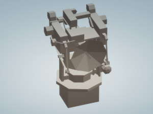 mark 52 anti aircraft fire control radar 3D Model
