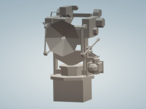 mark 52 anti aircraft fire control radar 3D Model
