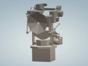 mark 52 anti aircraft fire control radar 3D Model