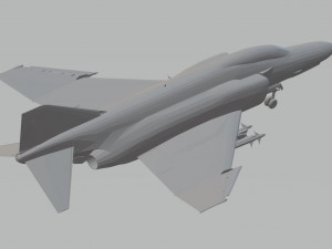 f4e phantom ii armed 3D Model