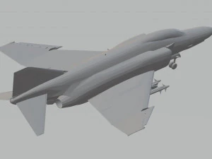 f4e fantasma ii armato Modello 3D