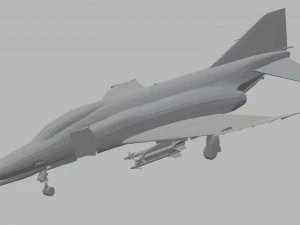 f4e phantom ii armed 3D Model