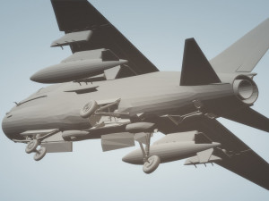 a7 corsair wheels down Model 3D