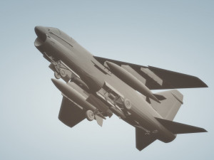 a7 corsair wheels down 3D मॉडल