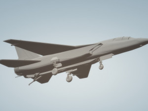 ra5c vigilanti wheels down Model 3D