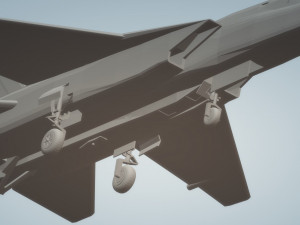ra5c vigilanti wheels down Model 3D