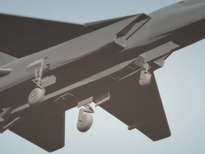 ra5c vigilanti roda para baixo Modelo 3D