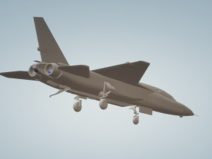 ra5c vigilanti wheels down Model 3D