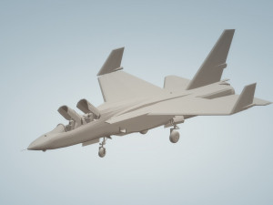 ra5c vigilanti canopy open Model 3D