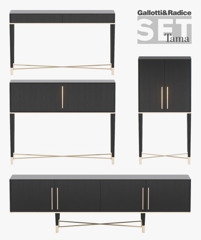 gallotti radice tama set 3Dモデル .c4d .max .obj .3ds .fbx .stl .blend 
