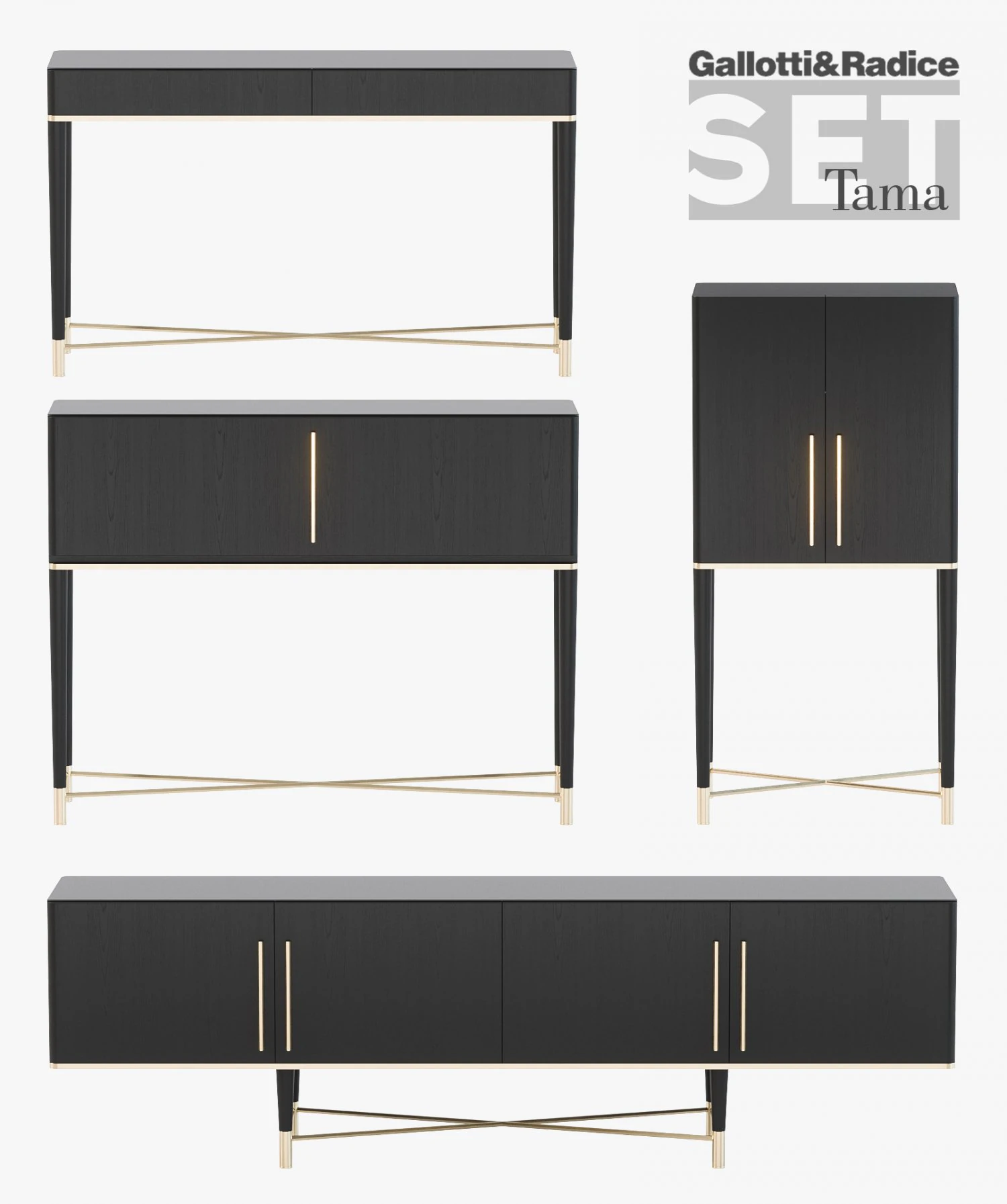 gallotti radice tama set 3D Model .c4d .max .obj .3ds .fbx .stl .blend 